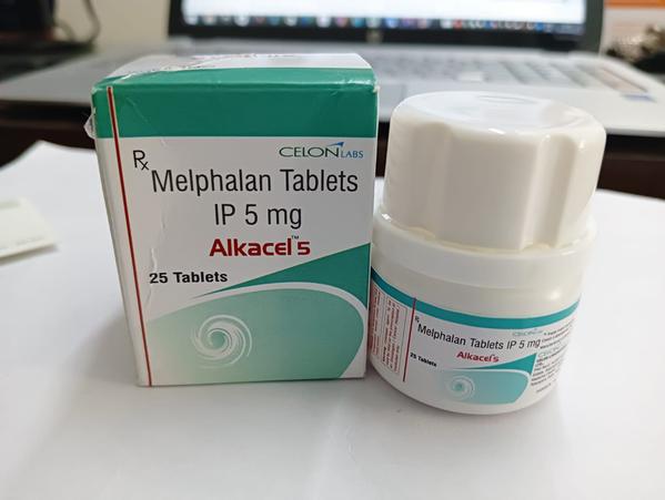 ALKACEL 5 MG TABLET is used to treat cancer of ovaries and a type of cancer of bone marrow called multiple myeloma. It may be also used to treat other conditions, as determined by the doctor.