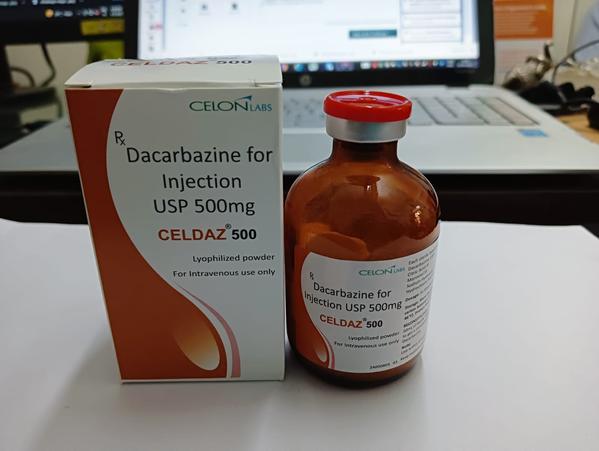 Celdaz 100mg Injection is used in the treatment of cancers of lymphatic system and malignant melanoma (a type of skin cancer). It may be also used to treat other conditions, as determined by the doctor.