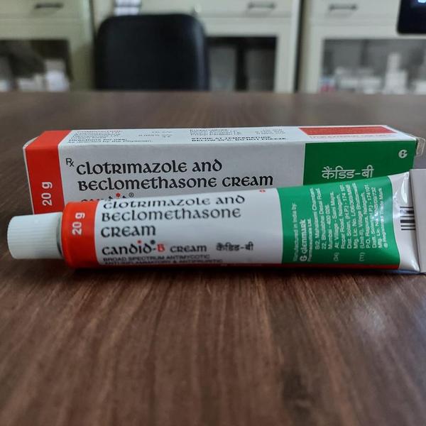 Candid-B Cream is a combination medicine. It is used to treat various types of skin infections usually the fungal type of skin infections. It minimizes symptoms of inflammation such as redness, swelling, and itching. It also acts against the infection-causing microorganisms.