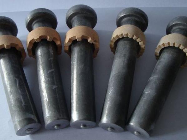 Shear Stud Connectors: These connectors are designed to provide a reliable and efficient way to transfer shear loads between concrete and steel members. They are commonly used in composite steel-concrete structures, such as bridges, buildings, and parking garages.

High-Quality Shear Stud Connectors: Our shear stud connectors are made from high-quality materials, ensuring excellent durability and strength. They are manufactured using the latest technology, making them easy to install and reliable in performance.

Versatile Shear Stud Connectors: Our shear stud connectors can be used in a wide range of applications, including heavy industrial construction, infrastructure projects, and residential construction. They provide a cost-effective solution for transferring shear loads and enhancing the structural integrity of a building.

Easy-to-Install Shear Stud Connectors: Our shear stud connectors are designed for quick and easy installation, reducing the overall construction time and labor costs. They are available in a variety of sizes and configurations, making them suitable for various concrete and steel members.

Comprehensive Size Range of Shear Stud Connectors: Our shear stud connectors come in a comprehensive range of sizes, ranging from M10 to M25. This range ensures that you can find the perfect fit for your specific construction requirements.

Customizable Shear Stud Connectors: We offer customized shear stud connectors to meet your specific needs. Whether you require a unique size or configuration, we can manufacture connectors to fit your exact specifications.