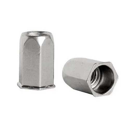 STAINLESS STEEL FULL HEX BODY, REDUCED HEAD INSERT NUT