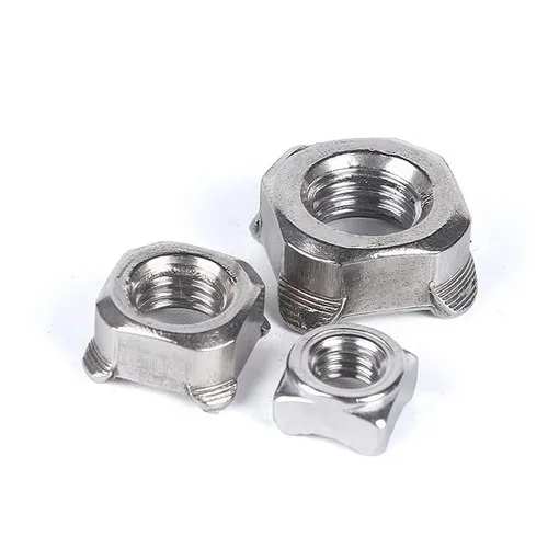 STAINLESS STEEL 304 SQUARE WELD NUTS