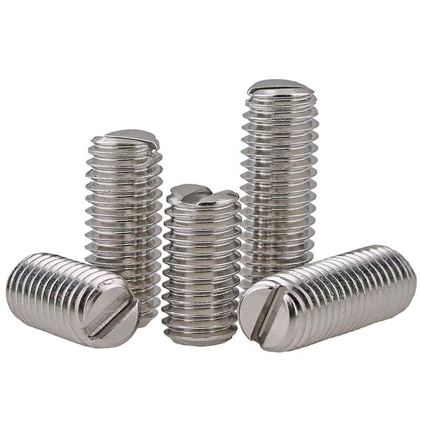 STAINLESS STEEL SLOTTED GRUB SCREW