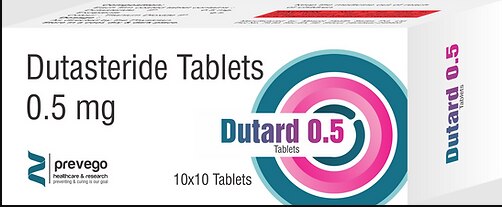 Dutard 0.5 Tablets is used in the treatment of benign prostatic hyperplasia. It shrinks the size of the enlarged prostate gland to relieve symptoms like pain and difficulty in passing urine.