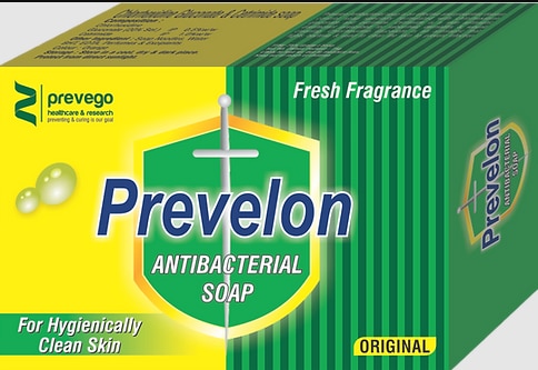 Prevelon Soap is specially formulated to protect you from 100 illness causing germs. It gives 10 times better protection than any ordinary soap.