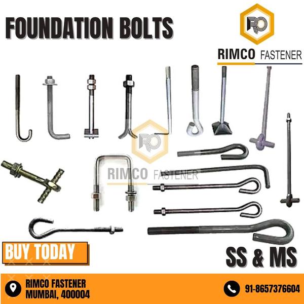 STAINLESS STEEL FOUNDATION BOLTS
