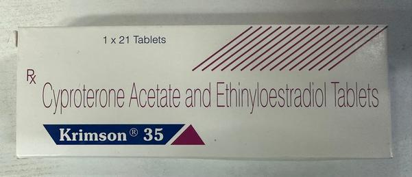 Krimson Tablet is a combination of two hormonal medicines used to treat symptoms of polycystic ovary syndrome (PCOS) such as excessive hair growth (hirsutism), acne, and irregular periods. It also works as a contraceptive, hence avoid using any other contraceptive pill.
