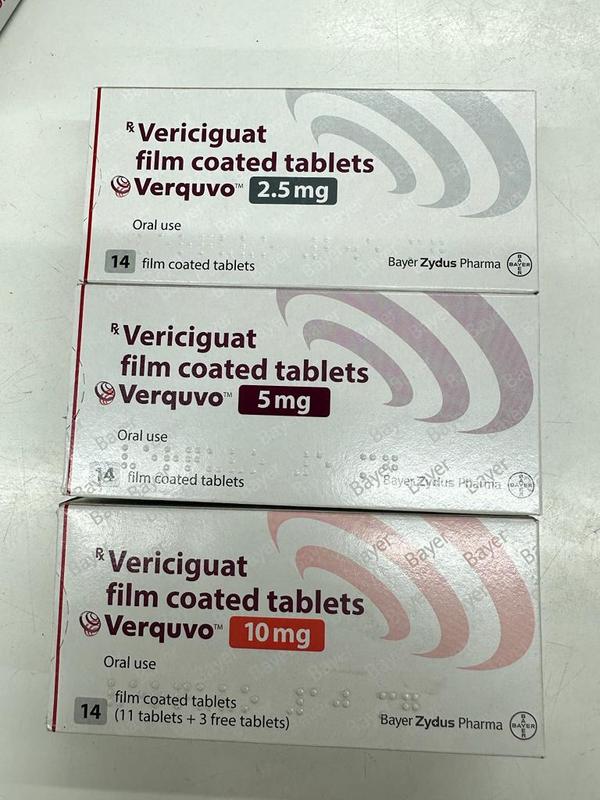 Verquvo Tablet is used in the treatment of heart failure. It increases the pumping activity of the heart and relaxes the blood vessels, which further improves the blood circulation throughout the body.