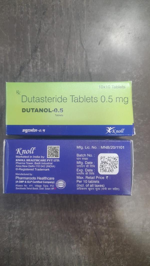 Dutanol  Tablet is used in the treatment of benign prostatic hyperplasia. It shrinks the size of the enlarged prostate gland to relieve symptoms like pain and difficulty in passing urine.