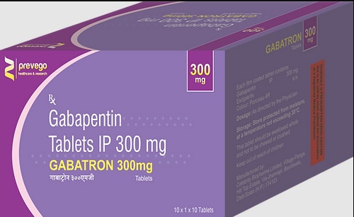 Each film coated tablets contains : GABAPENTIN 300 MG