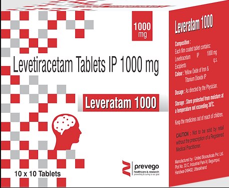 Leveratam 1000 Tablet is an anti-epileptic medicine used to treat seizures (fits) in epilepsy. It can be used alone or along with other medicines. It helps to prevent seizures for as long as you continue to take it.