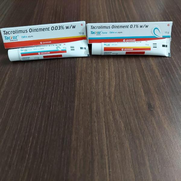 Tacroz Forte Ointment is used to treat eczema (atopic dermatitis). It works by suppressing the activity of certain immune cells that cause inflammation (redness and swelling) of the skin. This relieves itching and improves rashes in atopic dermatitis.