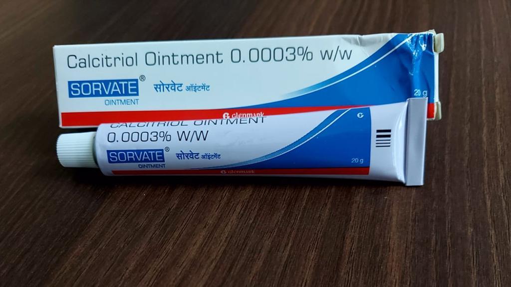 Sorvate Ointment is used for treatment of inflammatory skin diseases such as psoriasis. It works on extra skin cells which may build up and form scales of the skin. This medicine slows down the growth of these cells and also decreases the activity of immune cells in the skin.