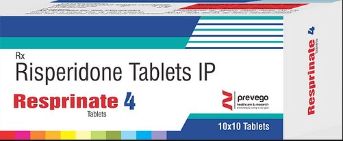 Resprinate-4 Tablet is used in the treatment of schizophrenia (a mental disorder that can result in hallucinations or delusions and also adversely affects a person’s ability to think and behave) and mania.