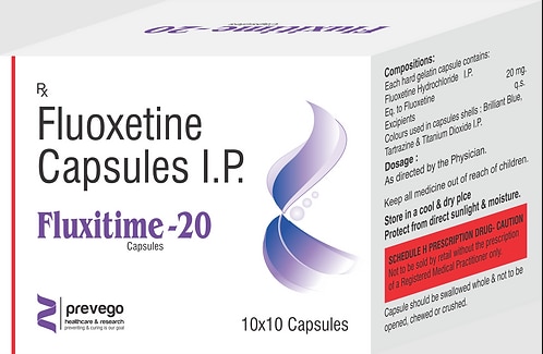 Fluxetime 20 Capsule is a type of antidepressant belonging to the selective serotonin reuptake inhibitor (SSRI) group of medicines. It is widely prescribed to treat depression and other mental health conditions like panic disorder and obsessive-compulsive disorder.