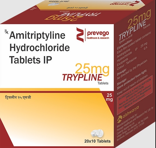Each Film Coated Tablets contains :- AMITRIPTYLINE HYDROCLORIDE 20 MG