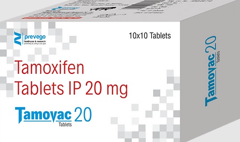 Tamovac 20mg Tablet is an anti-estrogens. It is used in the treatment of breast cancer. It is also used to reduce the risk of breast cancer in pre- and postmenopausal women with a high risk. This medicine helps to slow down the growth and multiplication of cancer cells.