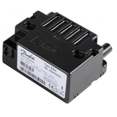 Danfoss Ignition Transformer At low ambient temperatures it can be difficult to enable fast ignition of oil burners. As a solution we have created the EBI4, a series of high performance ignition units to increase ignition power in low temperatures.The EBI4-series of ignition units fit a broad range of domestic burners and light commercial gas or oil burners and are setting new standards within modern ignition units for oil and gas burners, making them a very worthy successor of the very well-known Danfoss EBI series.Complies with the RoHs and WEEE directives - EMC according to EN 55014-1 and EN 5514-2.S.R.AssociatesAddress- 3503, Hauz Qazi, Chawri Bazar, Delhi- 110006Phone- 011- 49046161, 9968311543, 9953323131