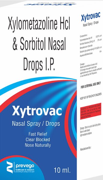 Xytrovac Adult Nasal Drops Spray is specially made for blocked nose and dryness. It is used to open up the nasal passage and allow easy breathing.