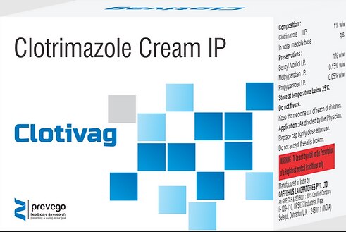 Clotivag Cream is a combination medicine that is used to treat various types of skin infections. It minimizes symptoms of inflammation such as redness, swelling, and itching. It also has antimicrobial action against infection-causing microorganisms.