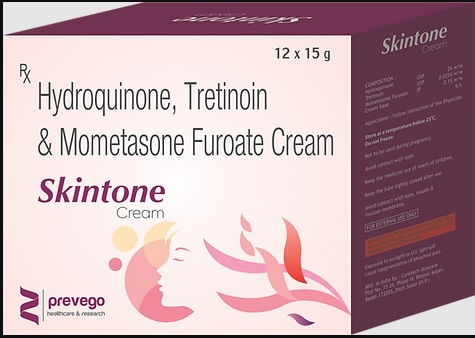 HYDROQUINONE USP 2%W/W,TRETINOIN USP 0.025%W/W,MOMETASONE FUROATE 0.1%W/W.