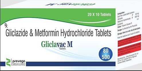 Gliclavac-M Tablet belongs to a category of medicines known as anti-diabetic drugs. It is a combination of two medicines used to treat type 2 diabetes mellitus in adults. It helps control blood sugar levels in people with diabetes.