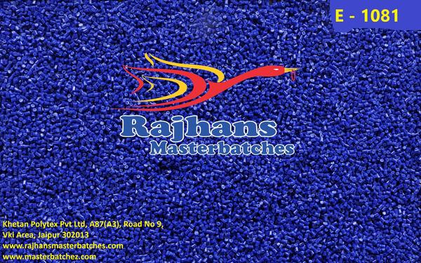 BRIGHT SHADE OF BLUE MASTERBATCH WITH VERY GOOD HEAT STABILITY AND LIGHT FASTNESS.