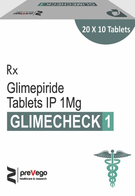 Each Uncoated Tablets Contains :- GLIMIPRIDE 1 MG.