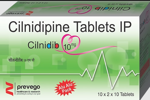 Each film coated tablets contains :-CILNIDIPINE IP 10MG.