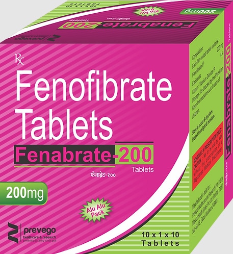 Each enteric coated tablets contains :- FENOFIBRATE 200MG.