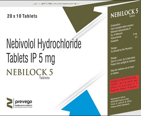 Nebilock 5 Tablet belongs to a group of medicines called beta-blockers. It is used to treat high blood pressure (hypertension). It also helps to prevent future heart attacks and stroke and to prevent migraines.