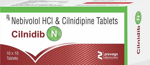 CILNIDIB N Tablet is a prescription medicine used to treat hypertension (high blood pressure). It helps to control blood pressure when a single medication is not effective. It helps to lower high blood pressure and thus reduces the chances of future heart attack and stroke.