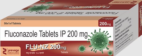 Each uncoated tablets contains :- FLUCONAZOLE 200 MG.