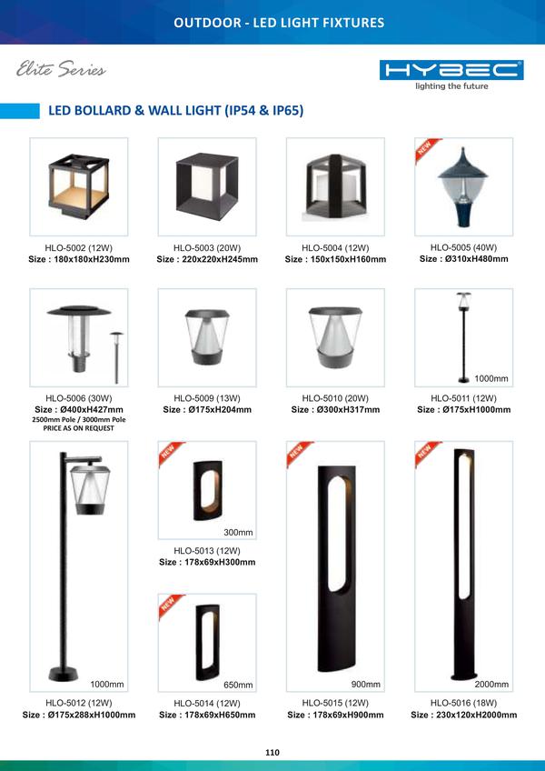 LED Bollard & Wall Light