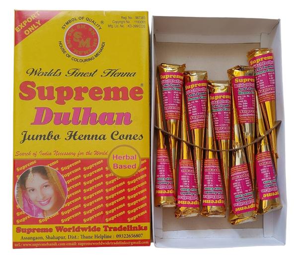 Supreme Dulhan Jumbo Henna Mehendi Cone