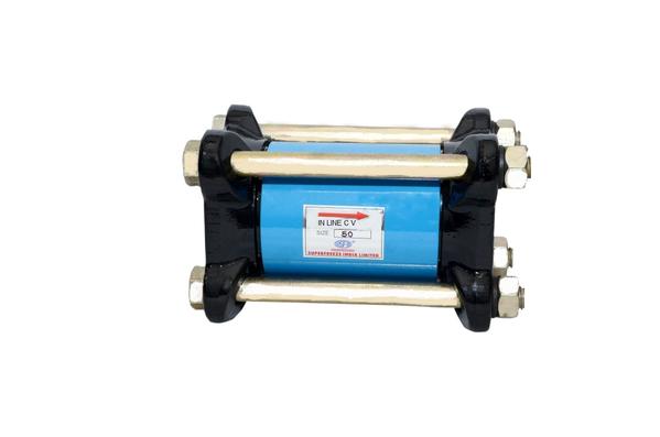 SUPERFREEZE WSCK-Series dependable, compact rugged in-line check valves (Non-return valves) are ideally suitable for refrigerant flow control applications. Valves open wide for flow in the arrow direction on the valve body. Valves close quickly and reliable when flow reversal occurs. Plated bodies, stainless steel disc, and spring enable them to withstand expected industrial refrigeration conditions. Furthermore, these valves can be mounted in any position.APPLICATIONS: These in-line check valves are designed to provide refrigerant flow control to hot gas lines, liquid lines, compressor discharge lines, suction lines and hot gas heated drain pan. These valves are not recommended for slow speed compressor discharge lines or for any compressor discharge where a low-speed machine discharges into the same downstream header, or for use on side port suction lines on a screw compressor installation.