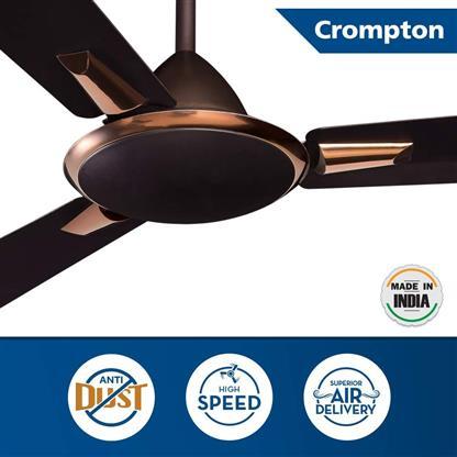 Crompton is a popular brand that offers a wide range of fans in India. Crompton fans are known for their durability, energy efficiency, and high performance. The company offers a variety of fans, including ceiling fans, table fans, pedestal fans, wall-mounted fans, and exhaust fans.Crompton ceiling fans are the most popular product from the brand. They come in various sizes, designs, and colors to suit different needs and preferences. The brand's ceiling fans are known for their powerful motor, noiseless operation, and energy efficiency.Crompton also offers a range of table fans, pedestal fans, and wall-mounted fans. These fans are designed to provide superior air delivery and are suitable for use in homes, offices, and other commercial spaces.Overall, Crompton fans are a popular choice in India due to their quality, reliability, and value for money. If you are looking for a high-quality fan for your home or office, Crompton is a brand that is worth considering.