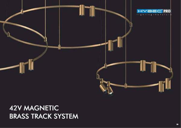 MAGNETIC BRASS TRACK SYSTEM