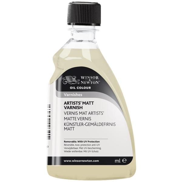 A superior quality uv resistant artists’ matt varnish removable with artists’ white spirit or distilled turpentineQuick drying; Non-yellowing; Does not bloom or crackDo not use until painting is completely dry (6-12 months)Shake well before useDo not use as a medium