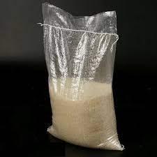 Transparent or Natural PP Woven bags are widely used now for the packaging as it provides the see through from the side and the customers can see the products from outside.