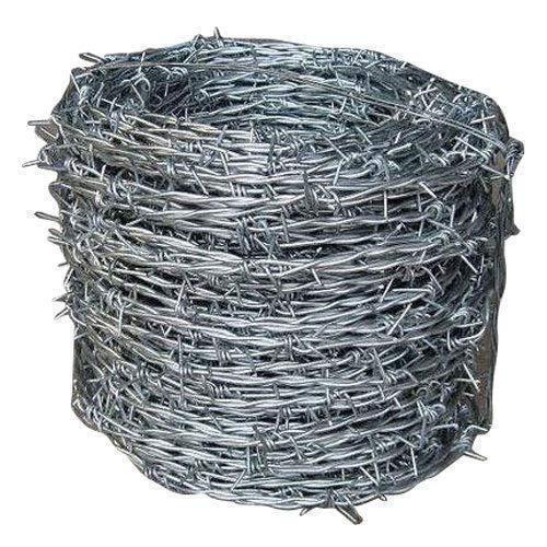 Material	IronWire Diameter	2.5 mmSurface Treatment	GalvanizedBarb Length	13-25 mmBarb Distance	3-5 inchesRoll Weight	25-30 kgWire Gauge	12 GaugeUsage / Application	Boundary wall , Agriculture , ResidentialBrand	JustfenceBarb Thickness	2.5mm(12SWG) (4Barbs)Length Per KG	6 Meter /20 FeetLength per bundle	Approx 168 Mtr / 550 FeetIt is known for its Barbs and famous for its economy , highly used to fence vacant land and large area fencing. It is one of the traditional fencing product, less labour consuming and less time consuming for installation.Durability - 20gsm coating can be expected to last 2-3 years, 40gsm for about 4-5 years and 100gsm for about 8-10 years.