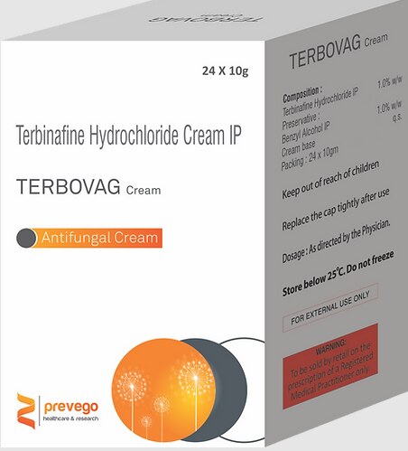 TERBINAFINE Hydrochloride 1% W/W + Preservative Benzyl Alcohol 1.0% w/w.