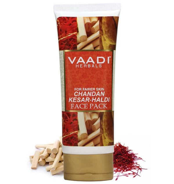 Scientifically made skin whitening treatment that also reduces skin blemishes and removes skin pigmentation marks.What causes uneven and tanned complexion ?Melanin is the darkening pigment found in our bodies. Higher its concentration is; darker one’s complexion is. It is also secreted as body’s natural defense against sun’s UV radiation. And the resultant effect of this secretion is what we call sun-tan. The distribution of melanin is non-uniform in our bodies. Non-uniform secretion causes more darkening of certain parts, as compared to others; and the resultant effect is pigmentation or age spots or freckles. Other reasons for a bad complexion are burns, skin infections, blackheads, as well as recurrent acne that leave ugly scars. Adding to this is skin’s decreasing ability to repair damage, as it ages. It stimulates the production of collagen, and helps maintain the skin’s elasticity. This keeps the skin from sagging and wrinkling. In fact, this vitamin even betters the rate of cellular regeneration; which helps in repairing of tissues. And this helps in fading away the already present wrinkles too. Vitamin E also protects the skin from damage caused by UV rays; as well as minimizes the damage already done by it. Moreover, it cleanses the skin and helps in the reduction of dark spots, acne marks and scars.What is Saffron and what are its benefits when used as a lightening agent ?Sourced from the plant Crocus sativus’ flower is the spice known as saffron or kesar. Known to have been in use since centuries as a cleanser and toner, it also has strong anti bacterial properties, hence proving effective against skin infections. As a toner, it unclogs pores by removing dead skin cells and excess oil hence controlling acne too. It also proves a powerful anti oxidant by inducing collagen formation and cell regeneration, thus supporting skin’s elasticity and delaying wrinkles. Saffron is also popular as a complexion lightening and smoothening agent due to its ability to lighten acne scars and tanned, pigmented or blemished skin, and even out and moisturize dry skin.What is Manjistha and what is its role in lightening complexion ?Used as an herbal remedy for years, manjistha is known to cleanse and cool the blood; thus improving the complexion. Its anti-septic properties help clear the skin of a number of skin infections, including the recurrent ones like acne; as well as diseases related to oozing and edema. To top it, its anti-inflammatory property, reduces itching and calms irritated skin; while smoothing it. Manjistha not only adds glow and luster to the face, but also renders it a reddish tinge. It further evens the skin tone, by taking care of pigmentation anomalies; including discoloration, loss of color and freckles. It also helps burns and scald heal faster; that too without letting scars form.What is Turmeric and how does it work to lighten skin ?Obtained from the ground roots of the plant Curuma longa, Turmeric, or haldi as it is commonly known as in India, is used as an anti oxidant, anti inflammatory, anti bacterial and anti septic agent; primarily because of curcumin, its prime ingredient. Turmeric is often used to fight and prevent acne, blackheads and other skin infections, besides disinfecting burns and cuts. Application of turmeric improves blood circulation, while it also rids the skin of acne marks, blemishes and other dark spots; hence making it a popularly used skin lightening agent. It is known to impart radiance to the skin and add to its glow.How does Vitamin E enhance and lighten the complexion ?Vitamin E helps keep the skin moisturized, without blocking the pores (non-comedogenic). Being a potent anti-oxidant, it neutralizes free radicals in our skin. These free radicals are what damage our skin cells and result in premature aging. It stimulates the production of collagen, and helps maintain the skin’s elasticity. This keeps the skin from sagging and wrinkling. In fact, this vitamin even betters the rate of cellular regeneration; which helps in repairing of tissues. And this helps in fading away the already present wrinkles too. Vitamin E also protects the skin from damage caused by UV rays; as well as minimizes the damage already done by it. Moreover, it cleanses the skin and helps in the reduction of dark spots, acne marks and scars.How does Sandal even out and enhance complexion ?Known since ages as a natural complexion enhancer, Sandal is also a great anti microbial; due to the beta-santalol, one of its prime components. It, thus, not only treats acne break outs and blackheads, but also works on cuts, burns and other skin problems as an anti septic. Additionally, it helps lighten and largely remove blemishes, acne marks and dark spots. It adequately hydrates the skin, reduces excess oil and shrinks pores, hence proving great for oily as well as dry skins. It also soothes skin burns, rashes, inflammation, itching and irritation, while simultaneously proving protection from UV damage.