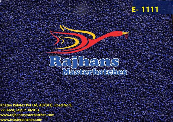 BLUE COLOUR MASTERBATCHCODE OF PRODUCT: E 1049HEAT STABILITY: 260° CELCIUSLIGHT FASTNESS: 7DARK BLUE SHADE OF BLUE MASTERBATCH WITH VERY GOOD HEAT STABILITY AND LIGHT FASTNESS.USAGES: INJECTION MOULDING, BLOWN MOULDING, BLOWN FILM, RAFFIA.RECOMMENDED DOSAGES: 1-3% AS PER REQUIREMENTSWE HAVE 5000 READY SHADES OF COLOR MASTERBATCHES, WHITE MASTERBATCHES, FILLER MASTERBATCHES, BLACK MASTERBATCHES, MODIFIERS AND ADDITIVE MASTERBATCHES.