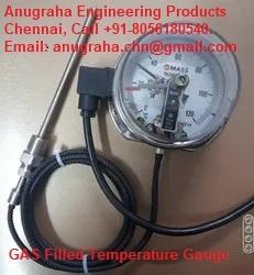 Make: MASS Temperature Gauge with Electrical ContactDial Size: 4