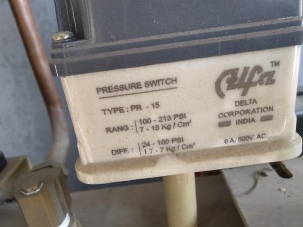 PRESSURE SWITCH