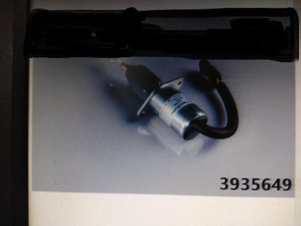 STOP SOLENOID SWITCH / MAKE : CUMMINS / PART NO : 3935649 / PRICE : RS. 6550 / 