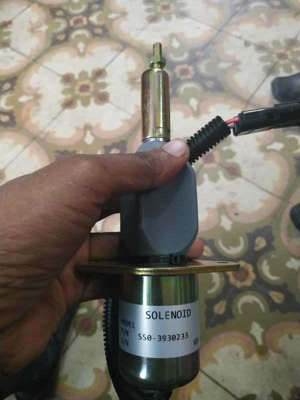 STOP SOLENOID SWITCH / MODEL : 2YWA MK3 / MAKE : GREAVES / PART NO : 1200585131 / STOKE : 19MM / VDC : 412 / VOLT : 12 / PRICE : RS. 4800 /- 