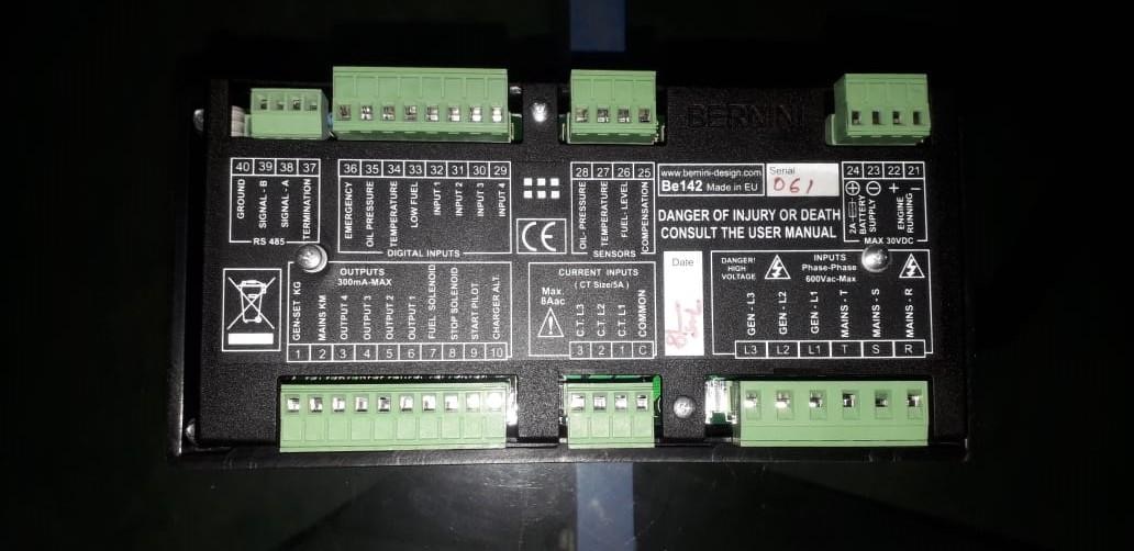 BE 142 / AMF & GENSET CONTROLLER / Size : 22 x 10 x 5.5 / Weight : 440G / Price : Rs. 12750 /