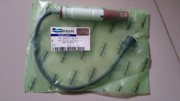 WIRE ELECTRICAL FOR SPARK PLUG / Make : Doosan / Part Number : 65.29 101-6115 /